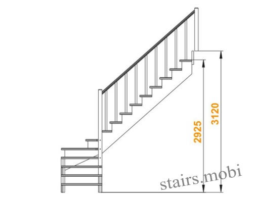 К-001М/3 вид2 чертеж stairs.mobi