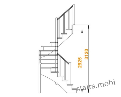 К-003М/1 вид4 чертеж stairs.mobi