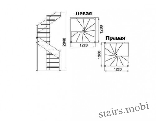 ЛС-1.2ХМ вид7 чертеж stairs.mobi